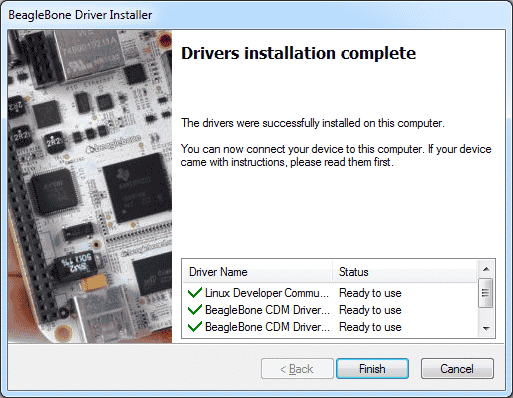BeagleBone - Drivers instalados