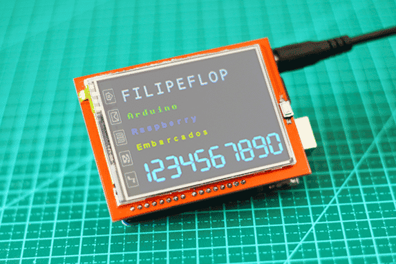 Display TFT - Texto e Gráficos