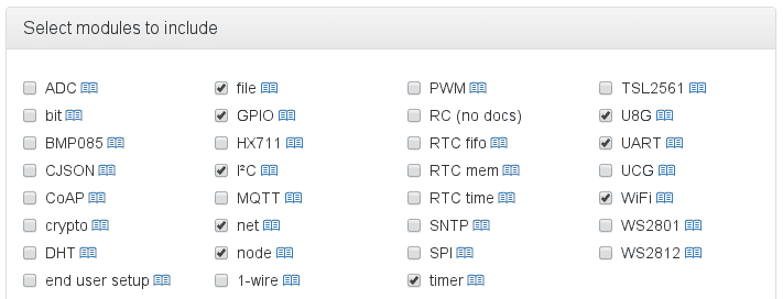 Módulos NodeMCU