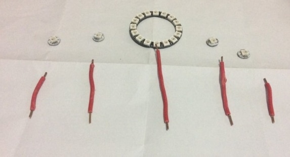 Fios e Leds endereçáveis