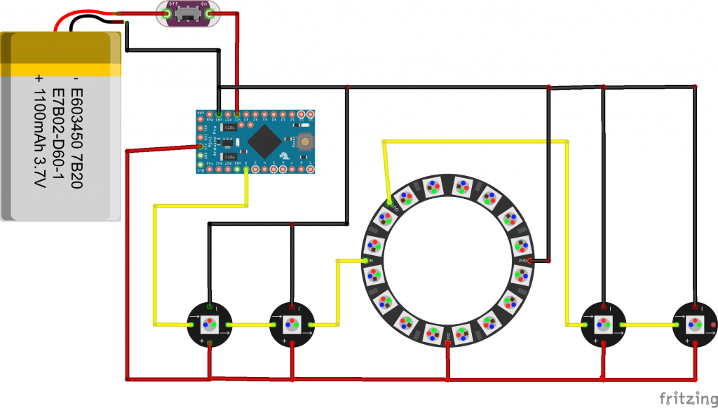 Circuito Coroa Princesa de Wearable