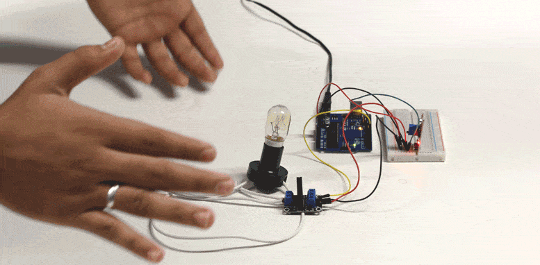 Acender luz batendo palma Acender luz batendo palma