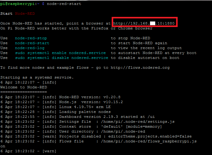 Terminal configuração DHT11 com Raspberry Pi