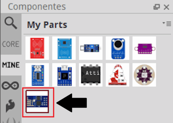 Componente fritzing criado