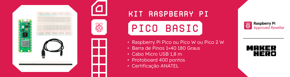Vantagens Kit Raspberry Pi Pico Basic