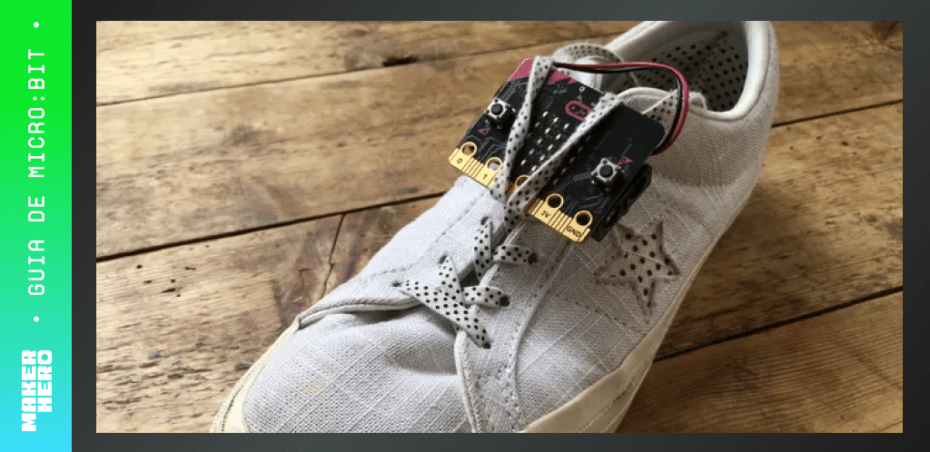 Contador de passo com a microbit: Baixo consumo de energia