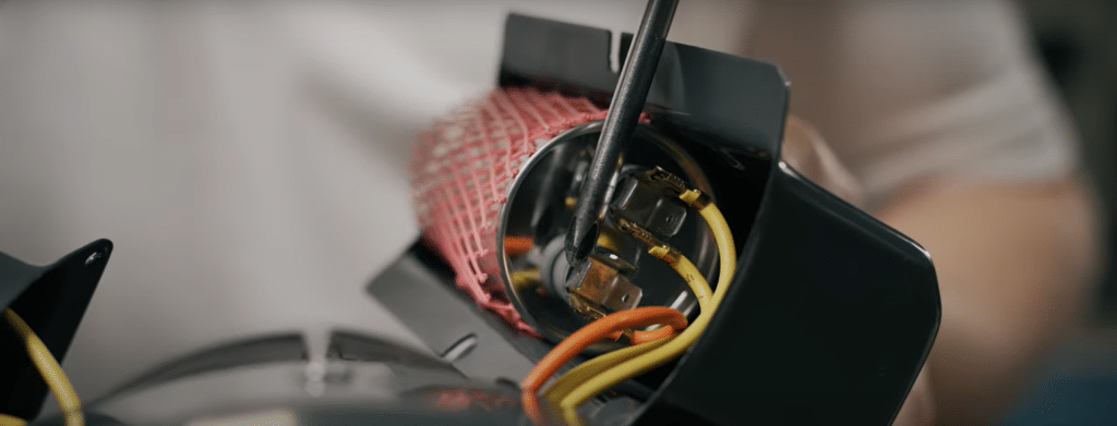Descarregando o capacitor de partida