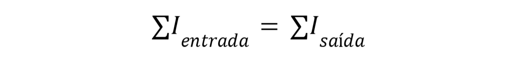 Matematicamente, a Lei das Correntes de Kirchhoff pode ser expressa desta forma