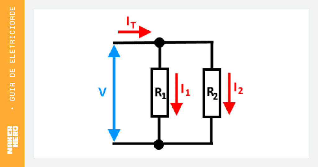 Como calcular um divisor de corrente?