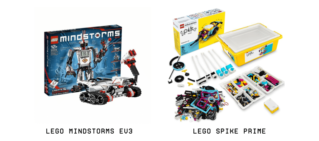 Comparação LEGO Mindstorms vs. LEGO Spike