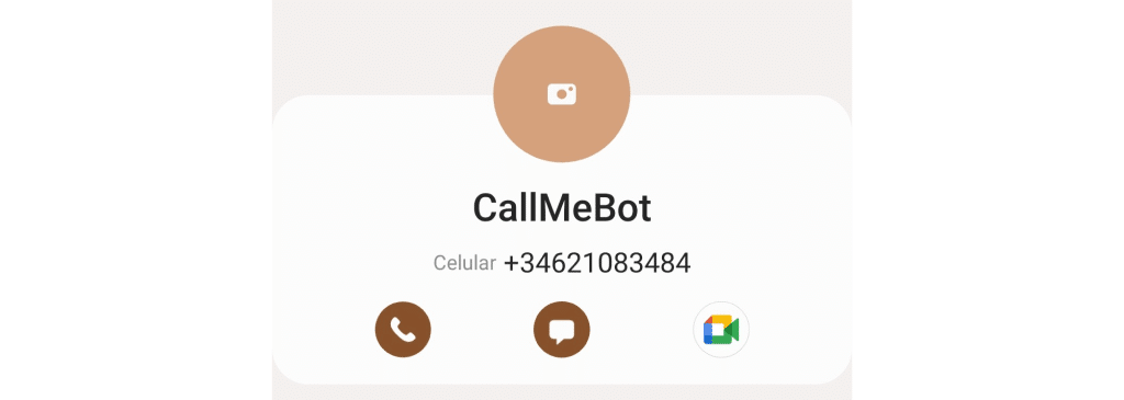 Cadastro no CallMeBot