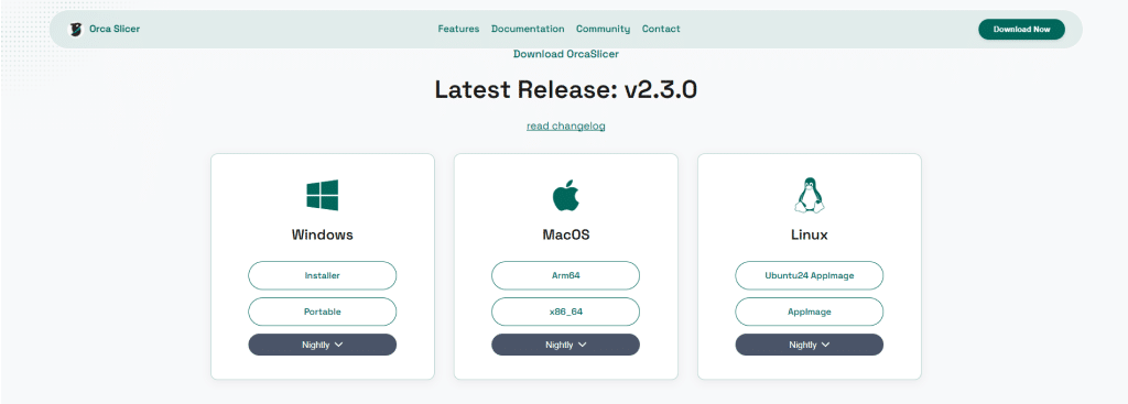 Download do Orca Slicer