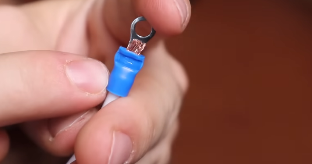 crimpar terminais elétricos