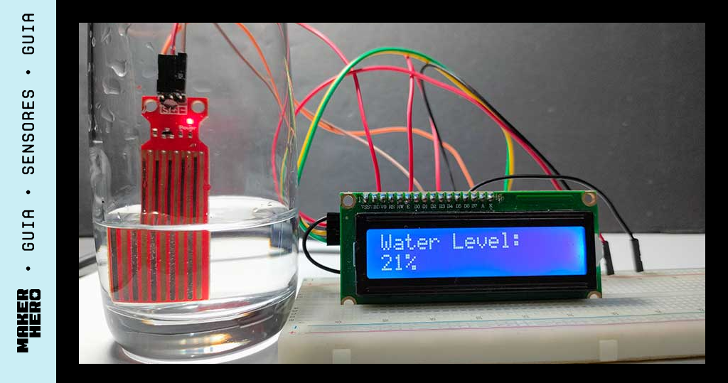 Exemplo de aplicação de automação com sensor