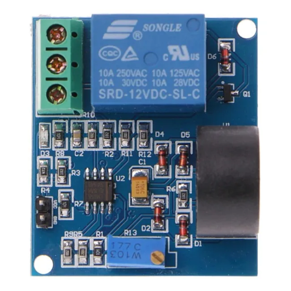 Sensor de Corrente AC 5A com Relé Ajustável