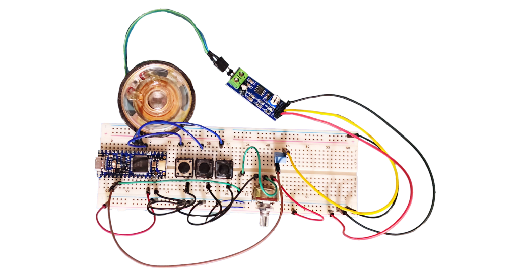 um sintetizador com Arduino Nano R4