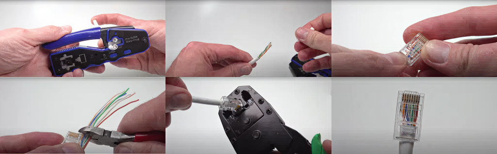 Como crimpar um conector RJ45