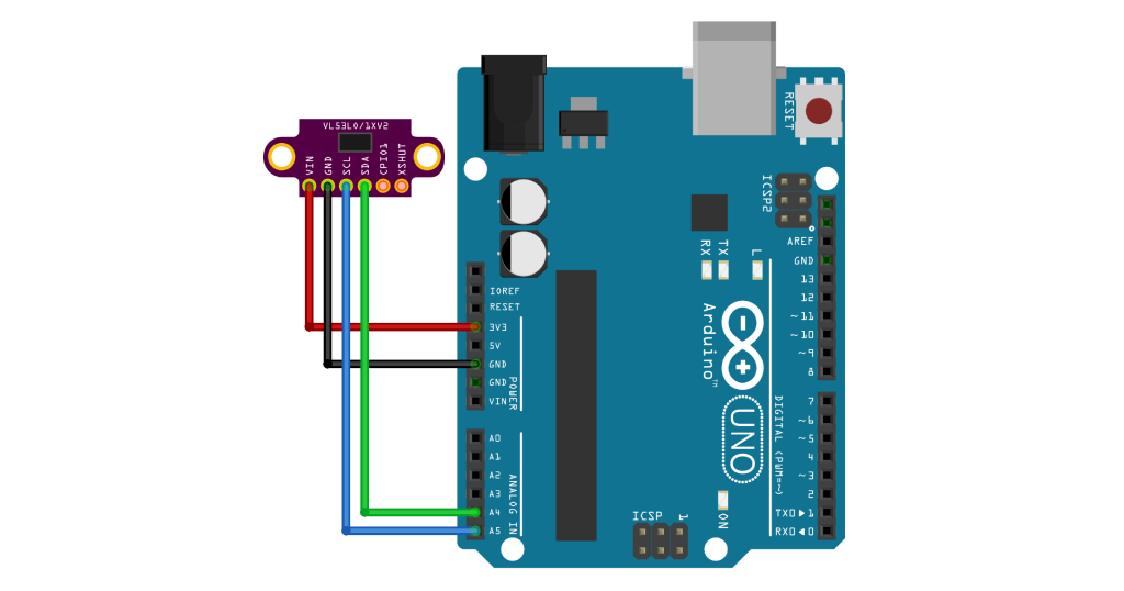 Como usar o Sensor de distância VL53L0x com Arduino