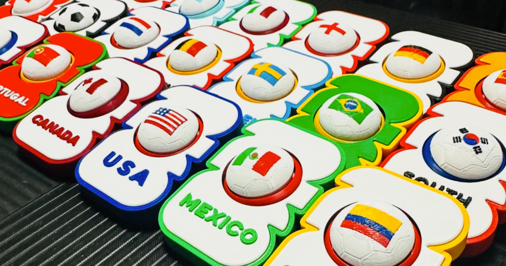 impressão 3D copa do mundo