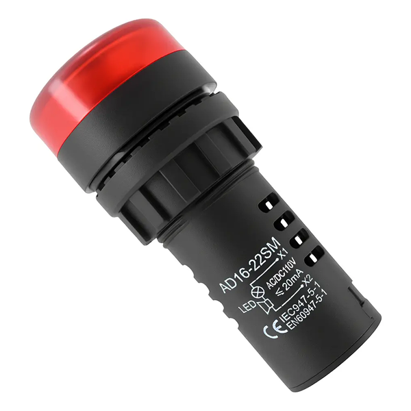 Sinaleiro LED Sonoro 22mm AD16-22SM