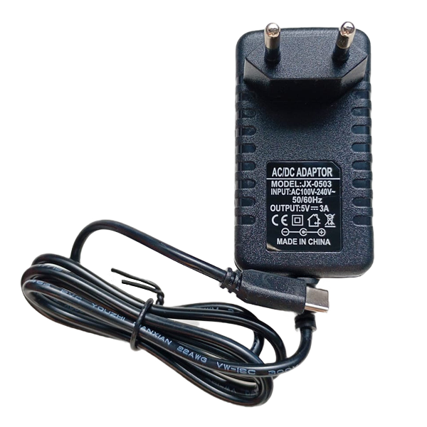 Fonte DC Chaveada 5V 3A USB Tipo C