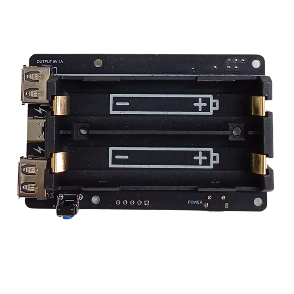 Suporte 2 Baterias 18650 para Raspberry Pi - MakerHero
