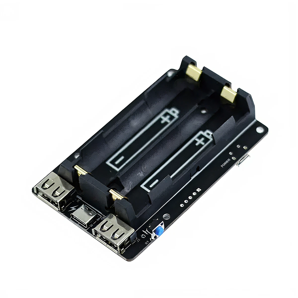 Suporte 2 Baterias 18650 para Raspberry Pi - MakerHero