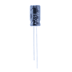 Capacitor Eletrolítico 22 uF / 25 V