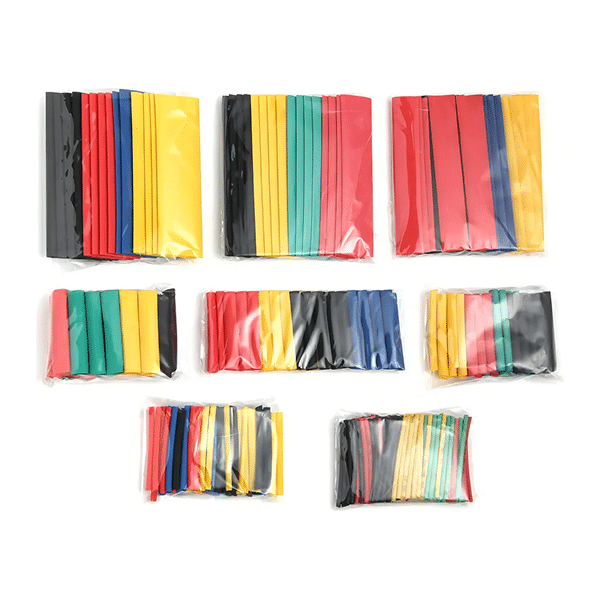 Kit Tubo Termo Retrátil x164 Unidades - 4 Cores