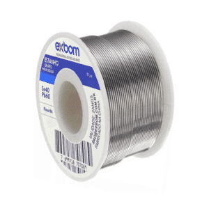 Rolo de Solda Estanho Fio 1mm 80g